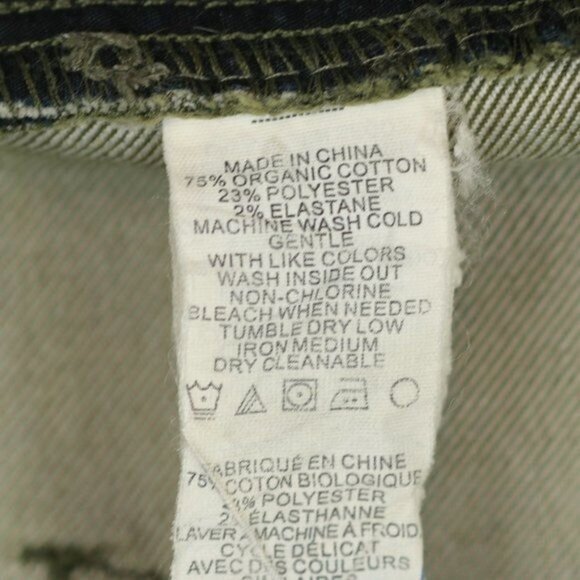 Prana Kayla Women's Size 4 Green Mid Rise Stretch Skinny Jeans - Picture 8 of 8